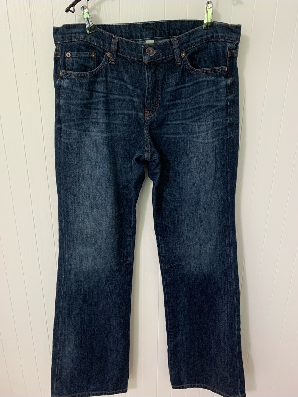 Banana Republic Dark Indigo Straight Jeans